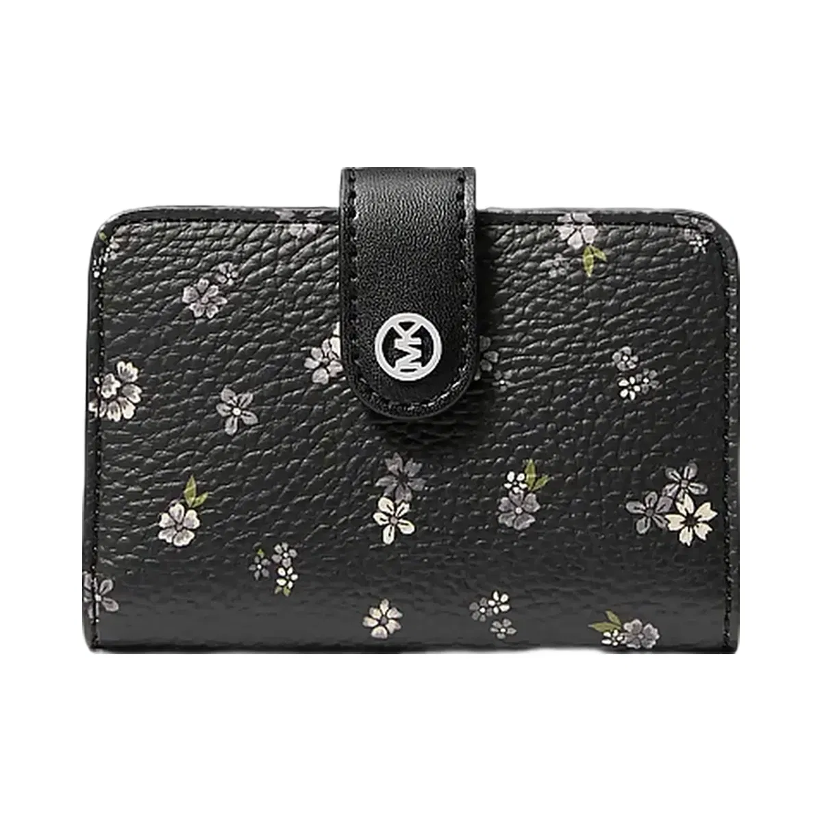 Michael Kors Jet Set Travel Small Floral Printed Wallet Black