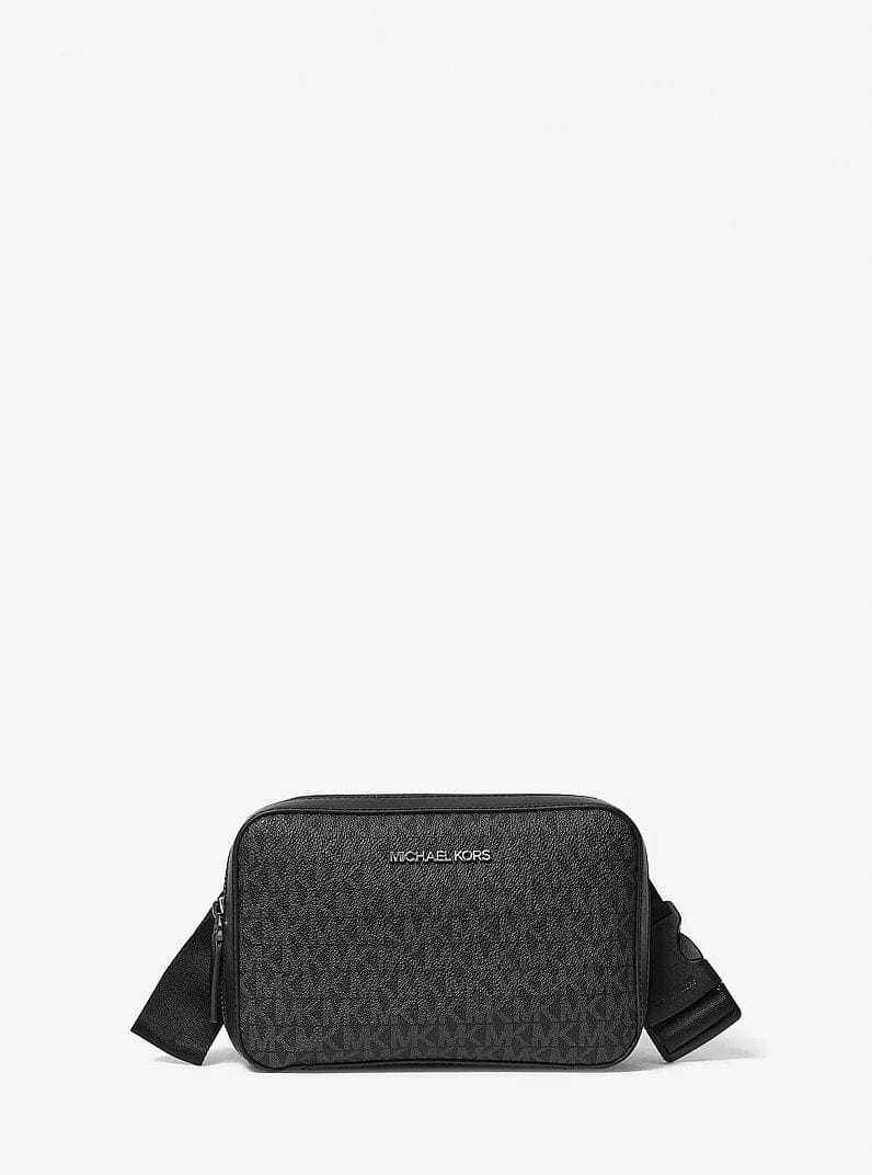 Michael Kors Cooper Signature Logo Belt Bag Black