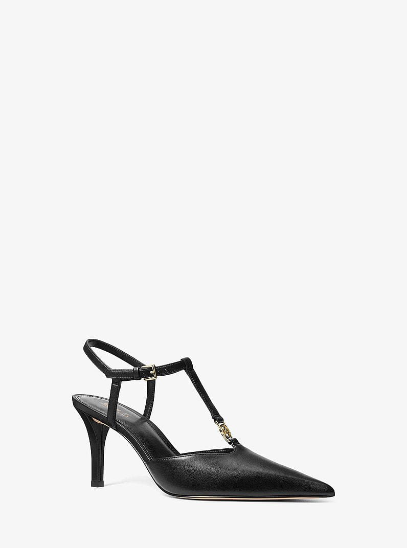 Michael Kors Nalia T-Strap Pump Black