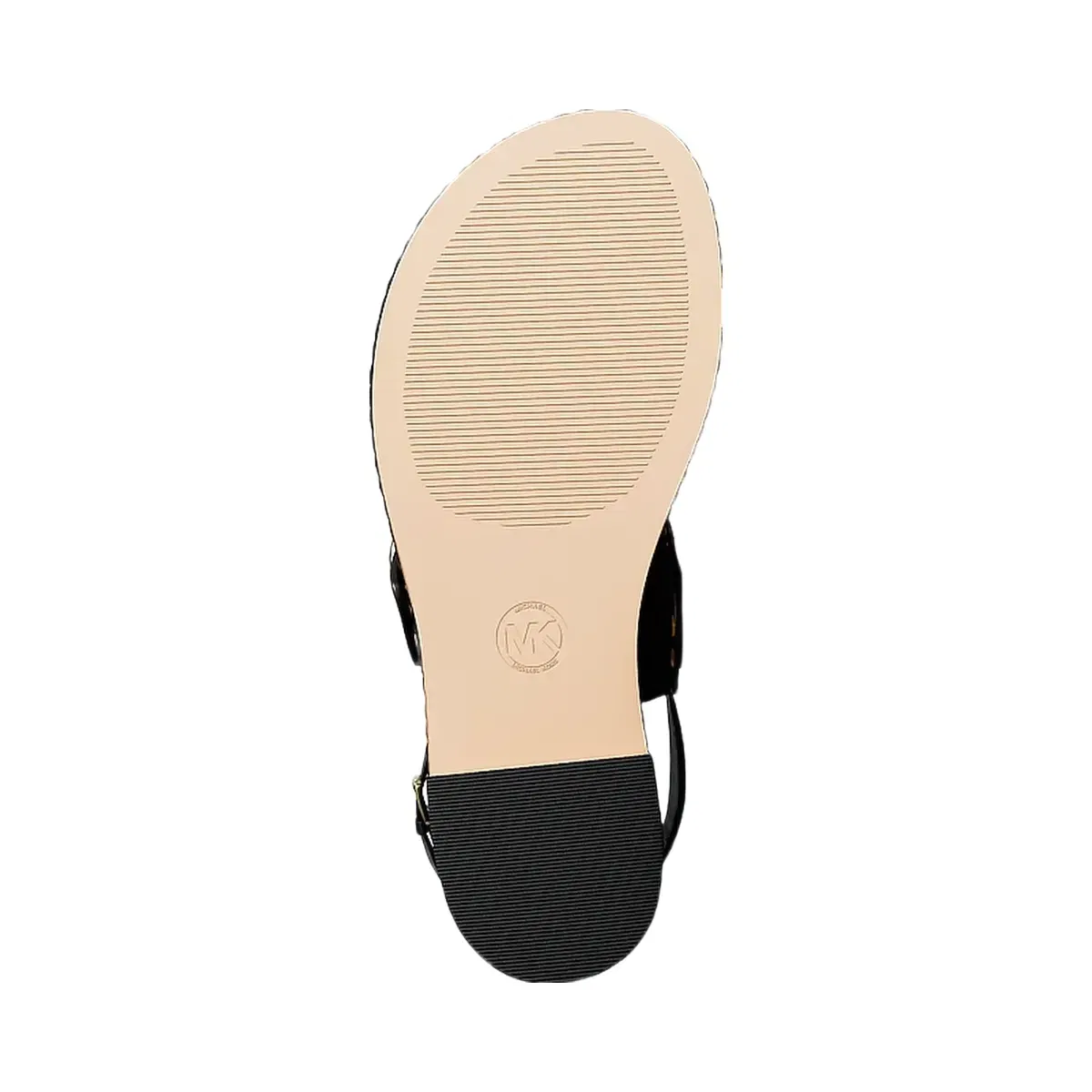 Michael Kors Carmen Cheetah Print Calf Hair Thong Sandal Dk Camel Mlt