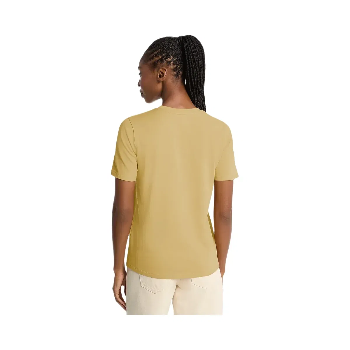 Michael Kors Sequined Logo Cotton T-Shirt Oregano