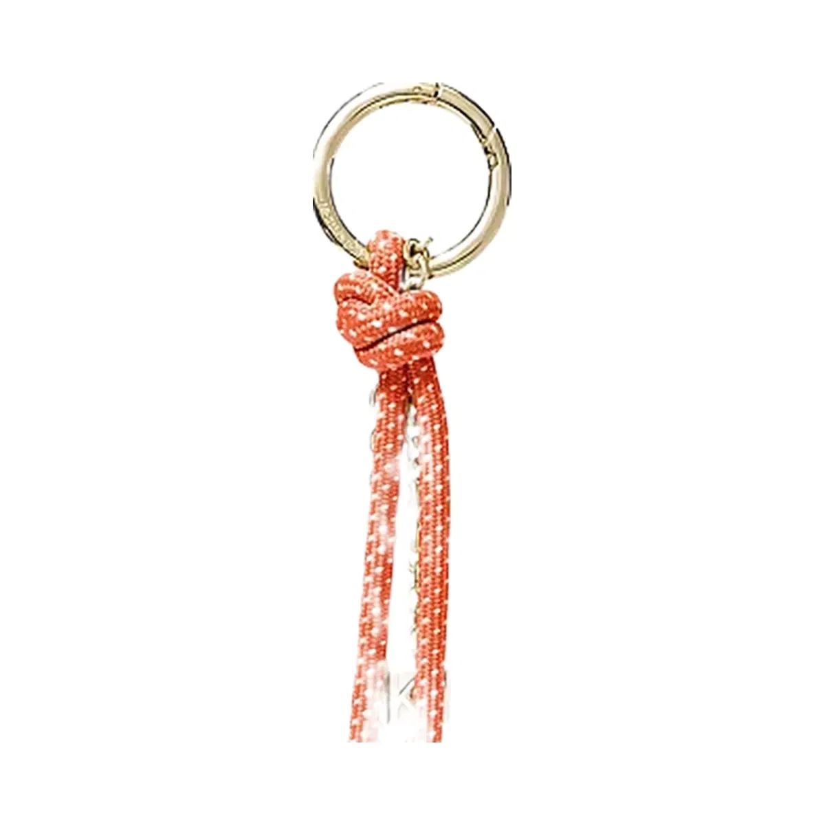 Michael Kors Gold-Tone and Speckled Cord Bag Charm Mimosa