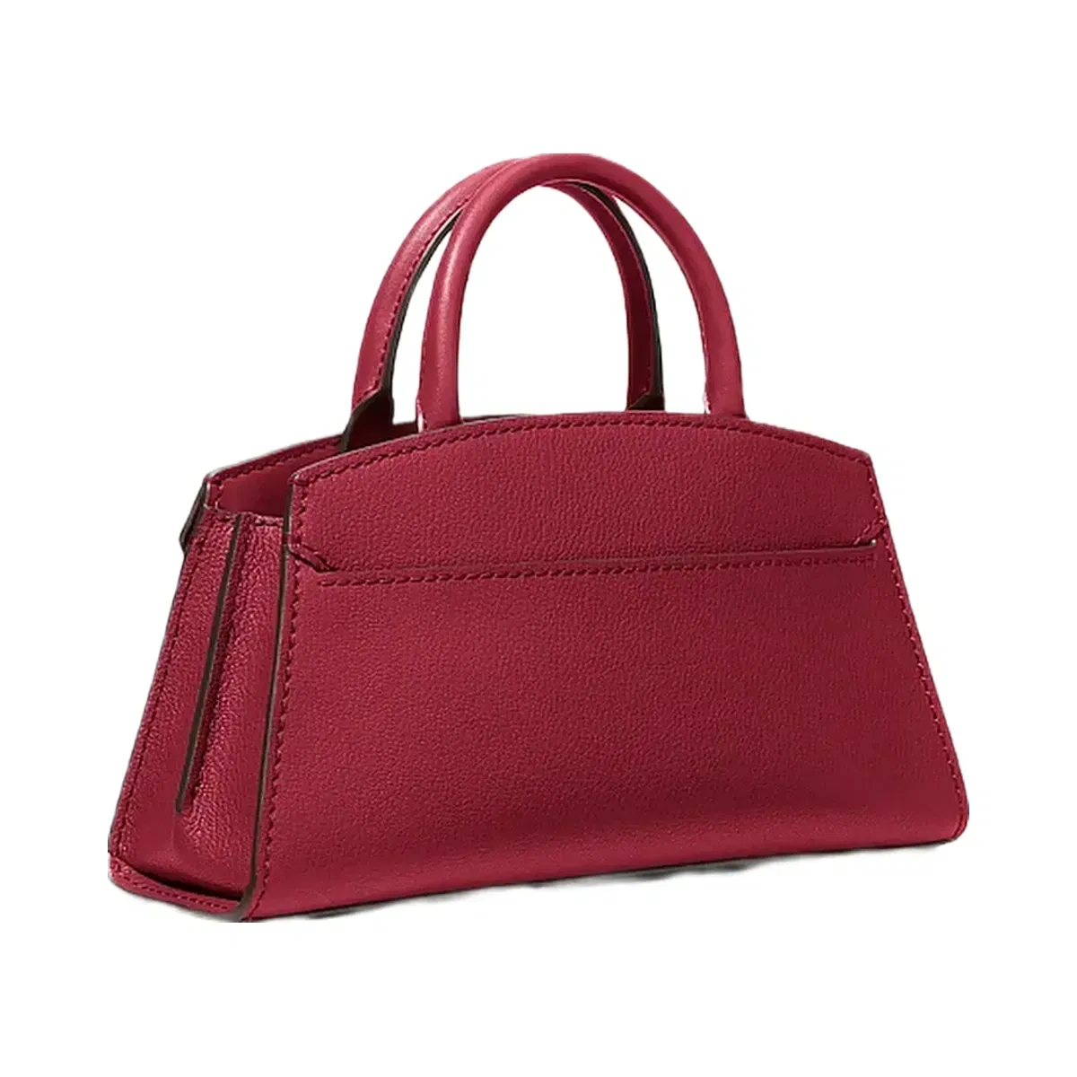 Michael Kors Greta Small Leather Satchel Maroon