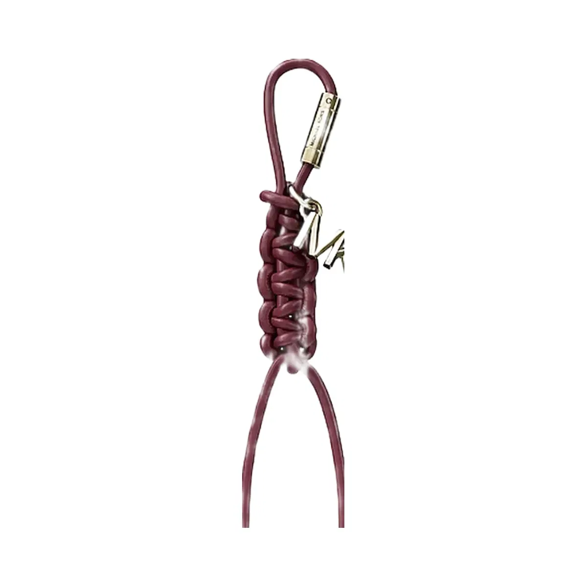 Michael Kors Gold-Tone and Braided Cord Bag Charm Mulberry