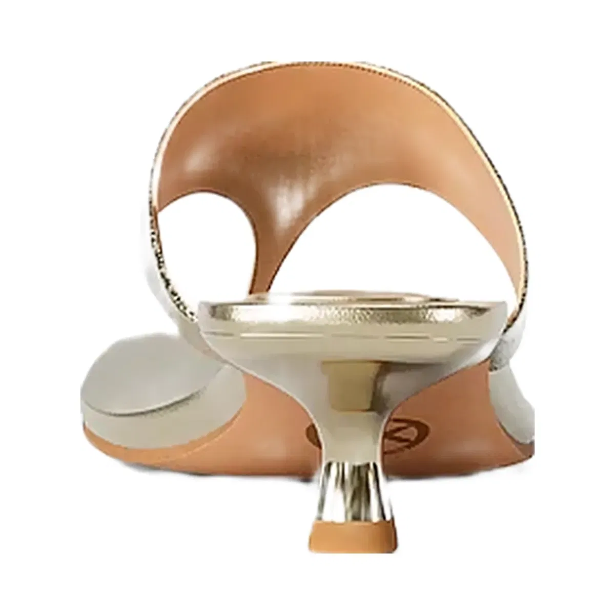 Michael Kors Anneka Metallic Thong Sandal Pale Gold