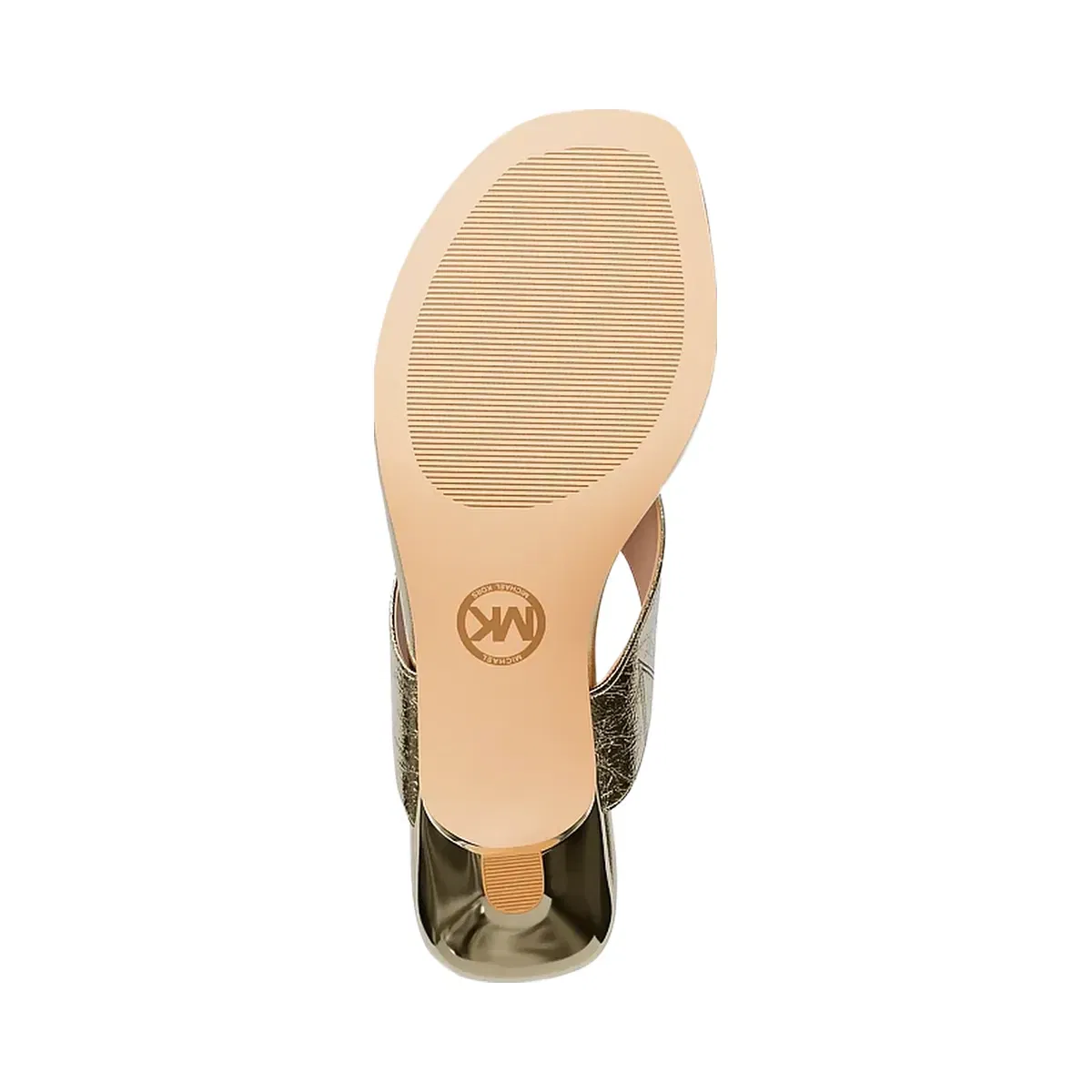 Michael Kors Anneka Metallic Thong Sandal Pale Gold