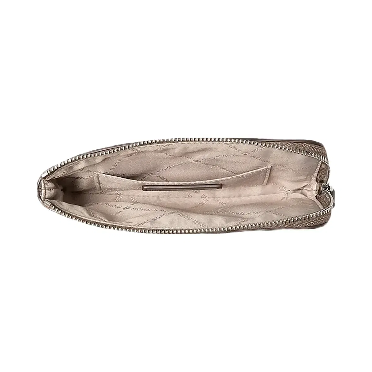 Michael Kors Jet Set Travel Small Signature Logo Wristlet Mushroom