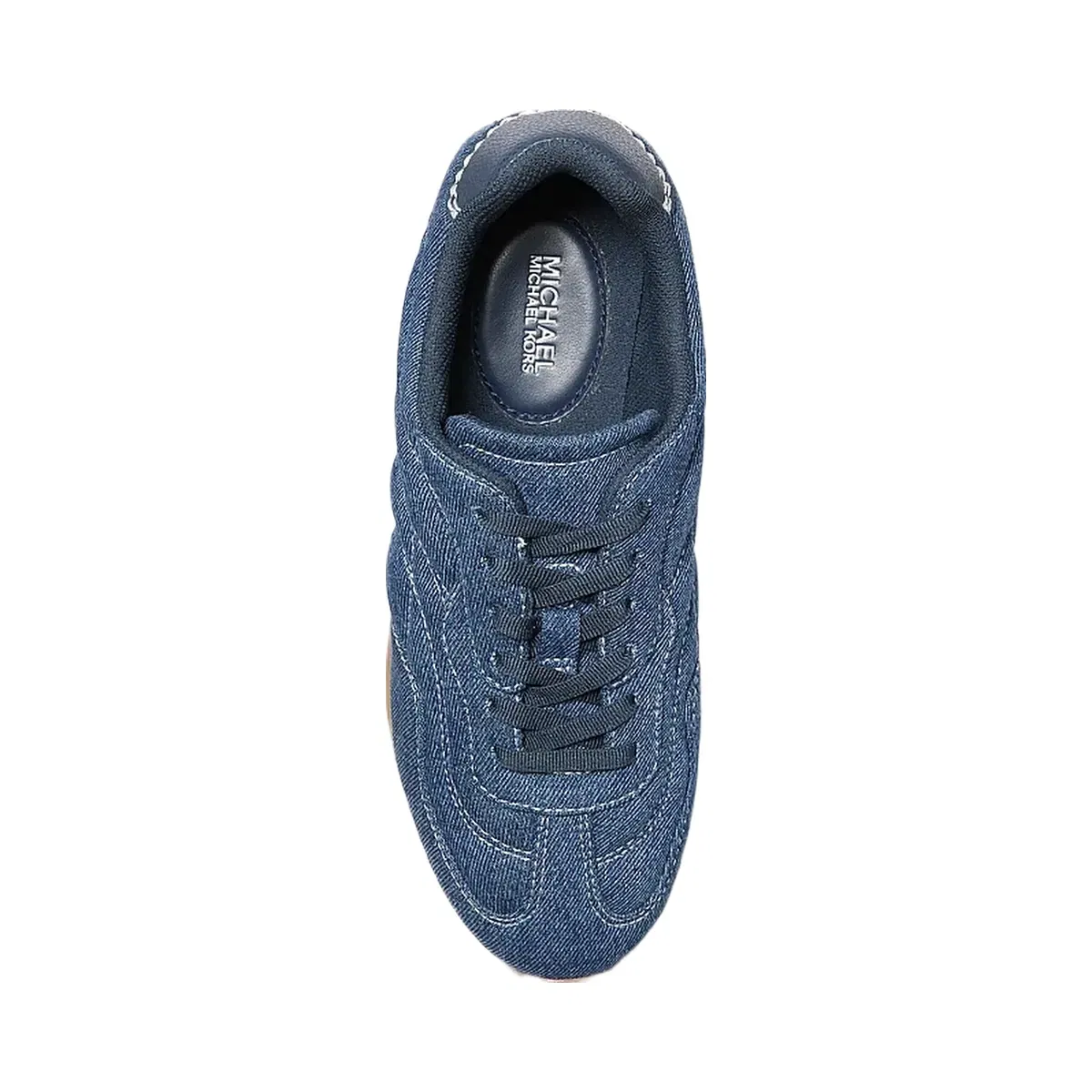 Michael Kors Essex Denim Trainer Dk Vt Bluwsh