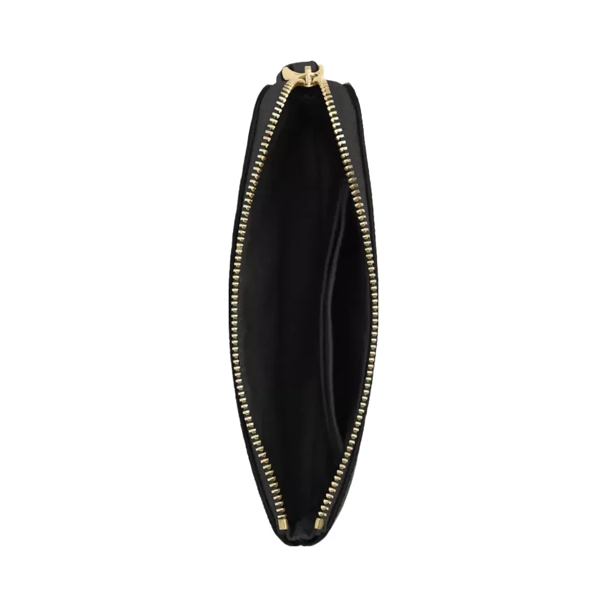Coach Corner Zip Wristlet in Gold Black