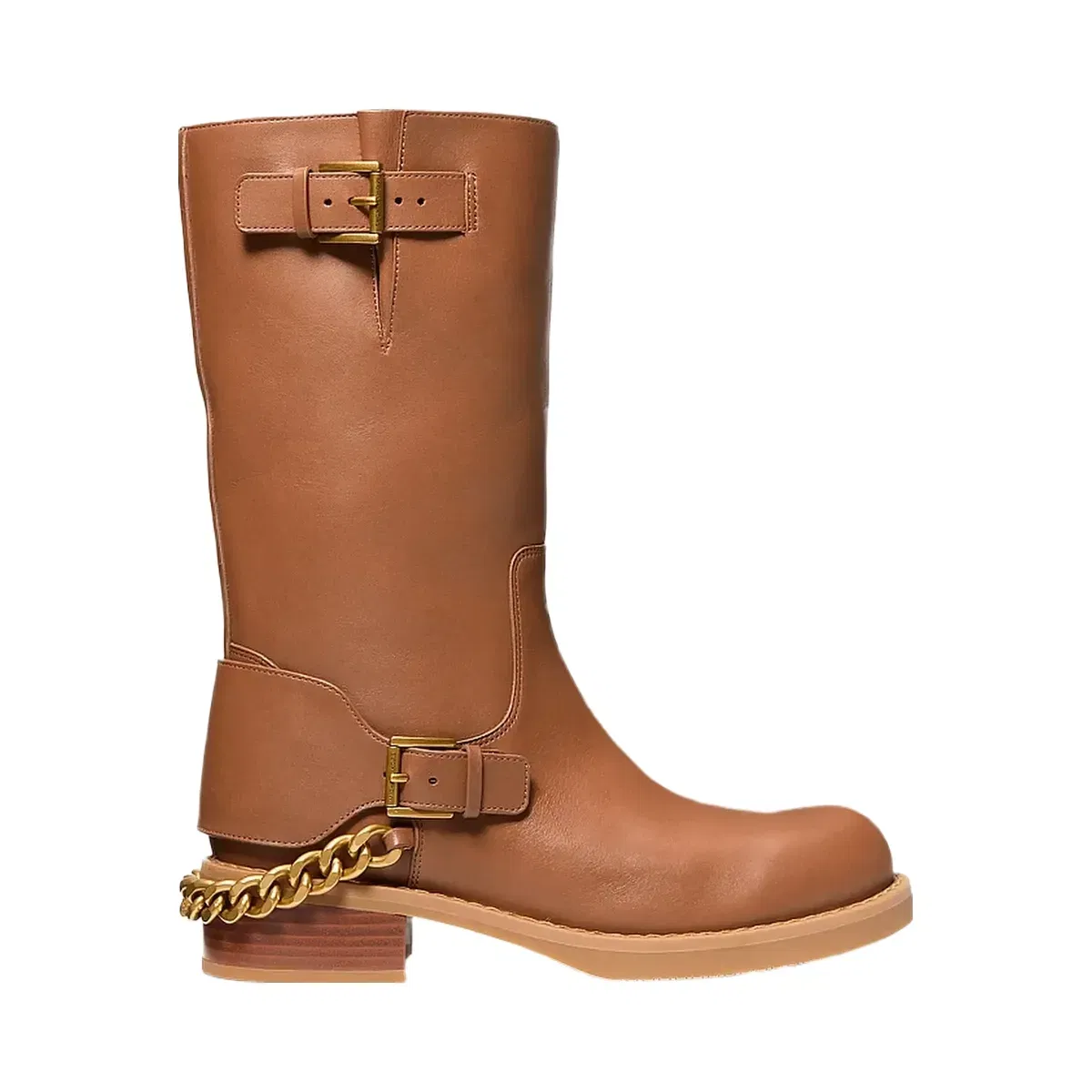 Michael Kors Cayden Leather Boot Luggage