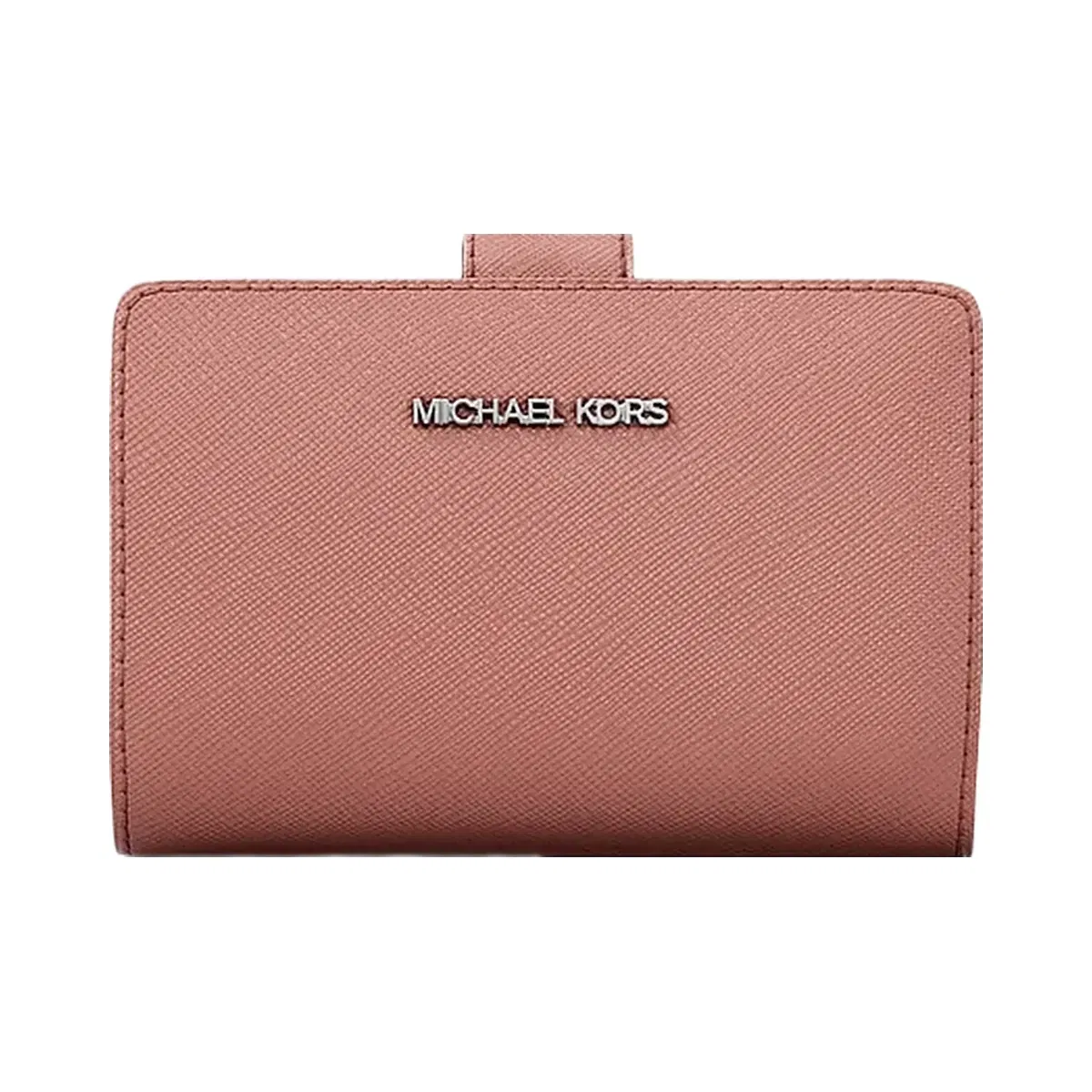 Michael Kors Medium Saffiano Leather Wallet Sunset Rose