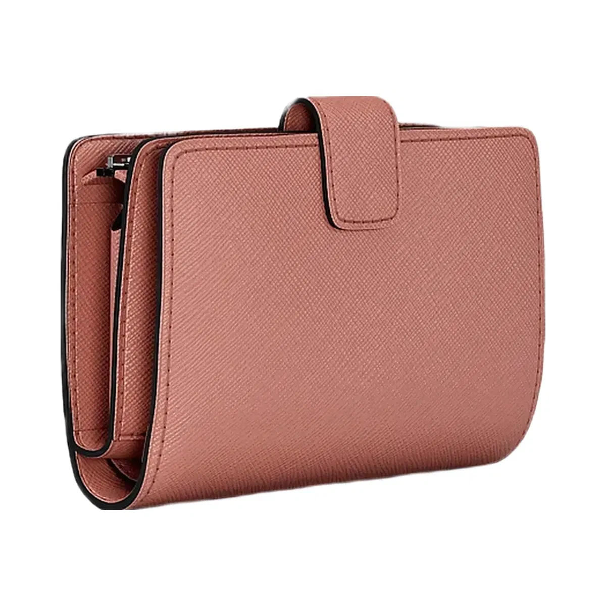 Michael Kors Medium Saffiano Leather Wallet Sunset Rose