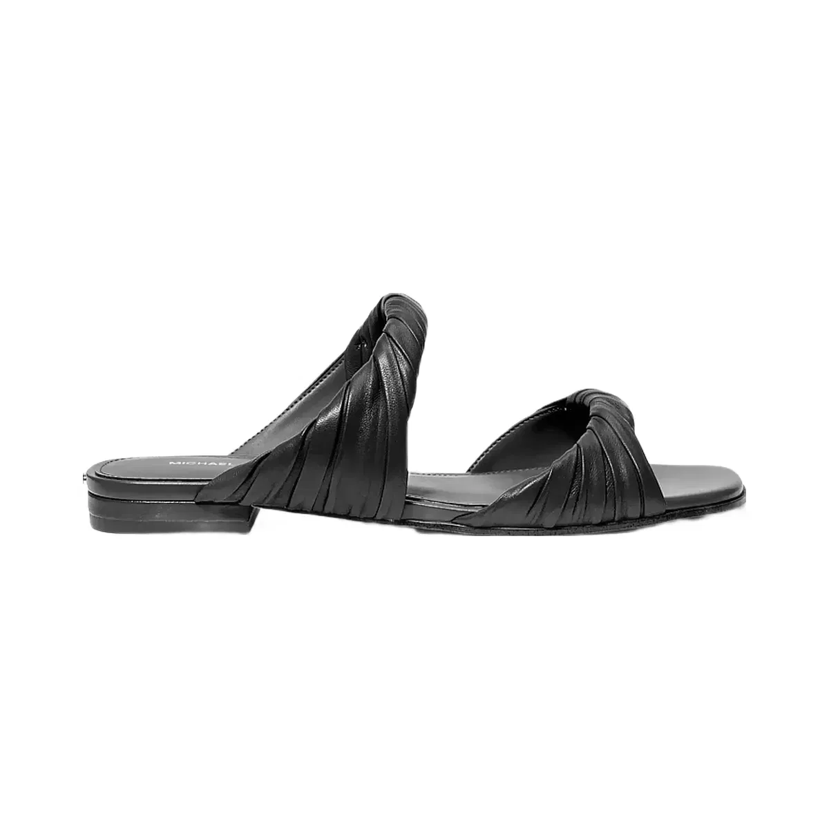 Michael Kors Kiana Leather Sandal Black