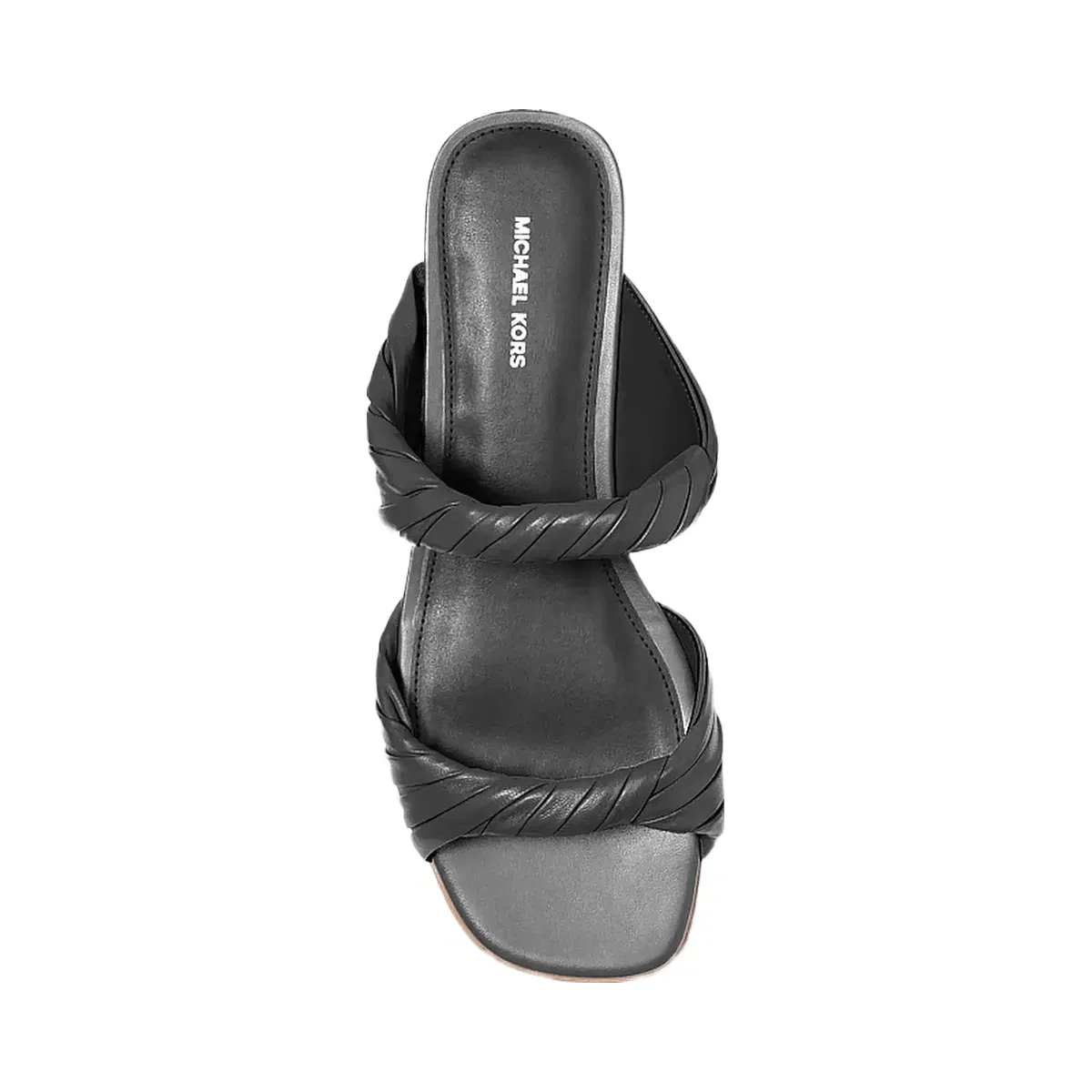 Michael Kors Kiana Leather Sandal Black
