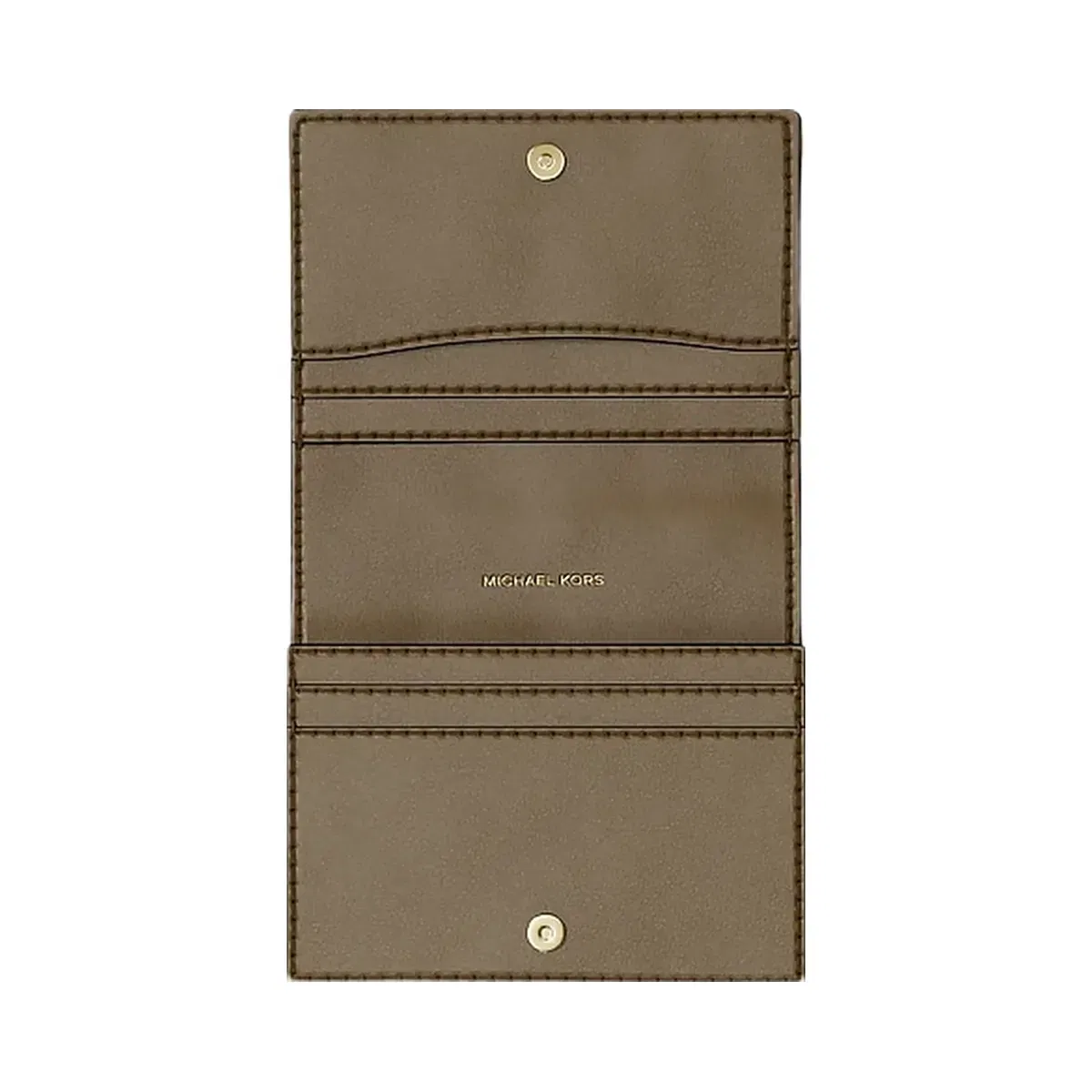 Michael Kors Hamilton Moderne Small Leather Wallet Loden