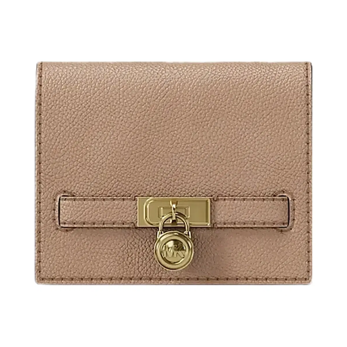 Michael Kors Hamilton Moderne Small Leather Wallet Khaki