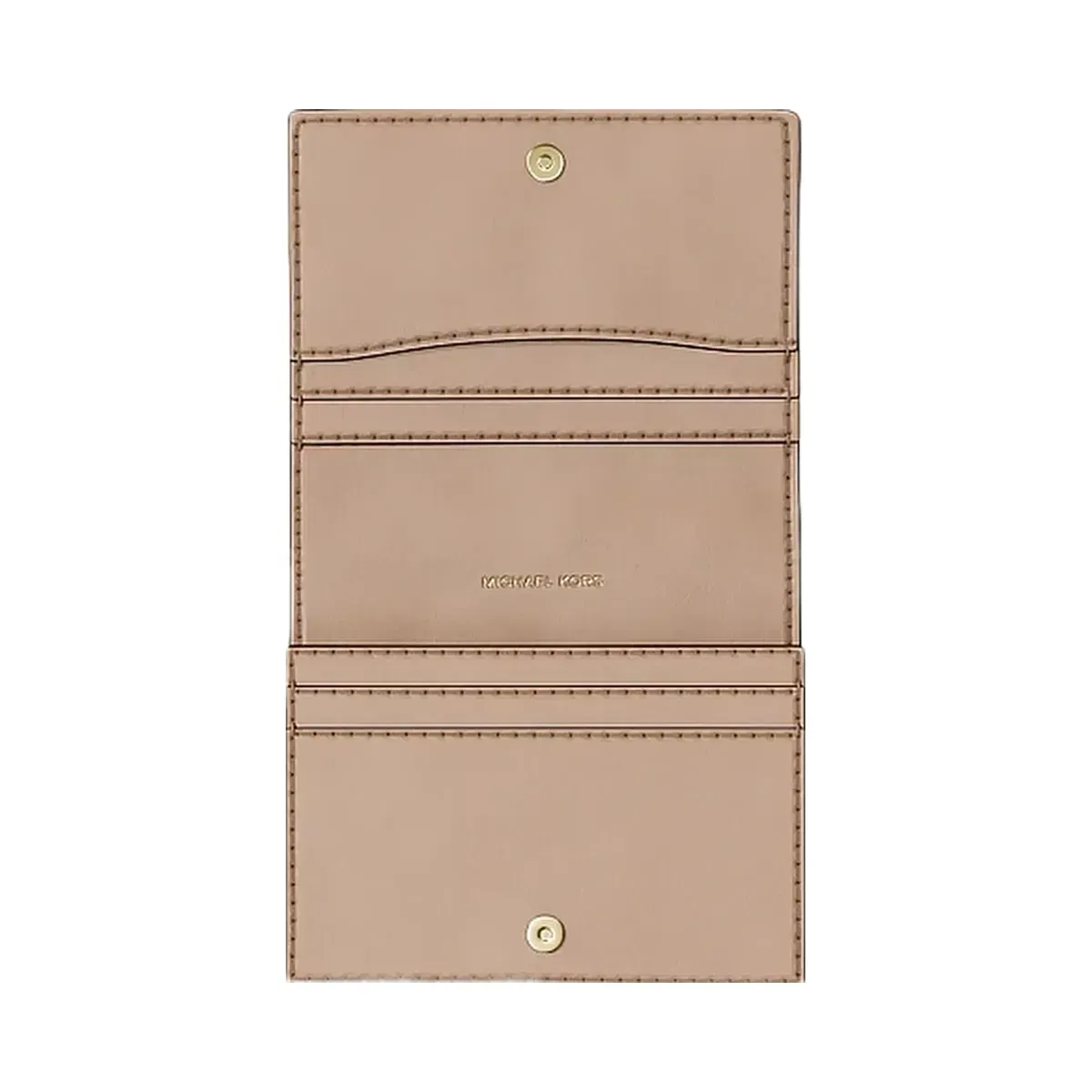 Michael Kors Hamilton Moderne Small Leather Wallet Khaki