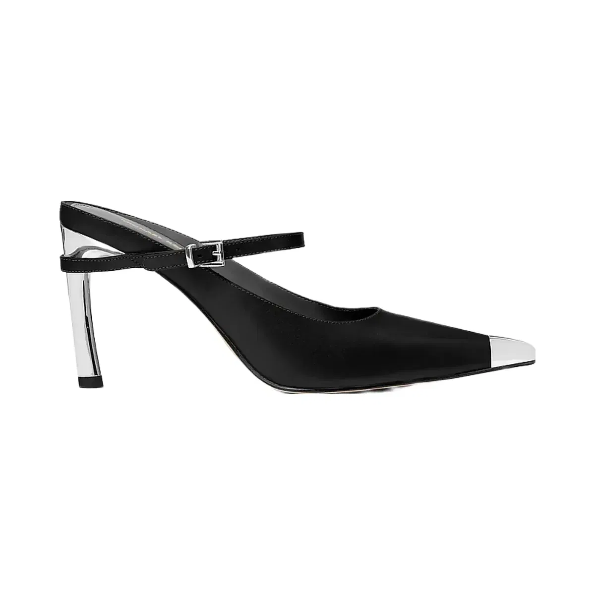 Michael Kors Kasia Leather High Mule Pump Black