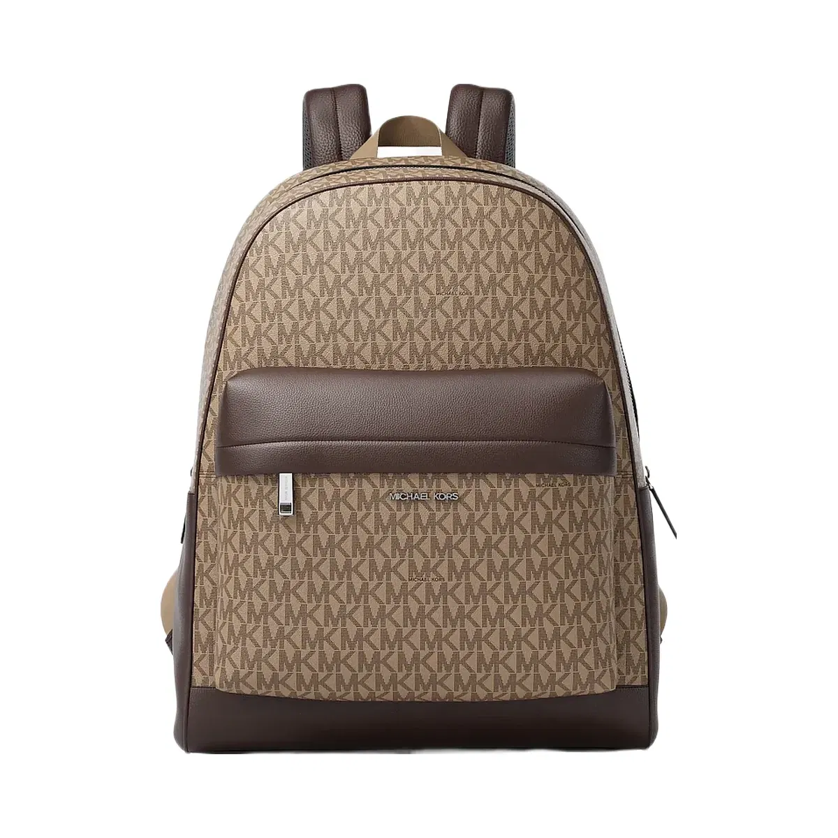 Michael Kors Pacey Medium Signature Logo Backpack Camel