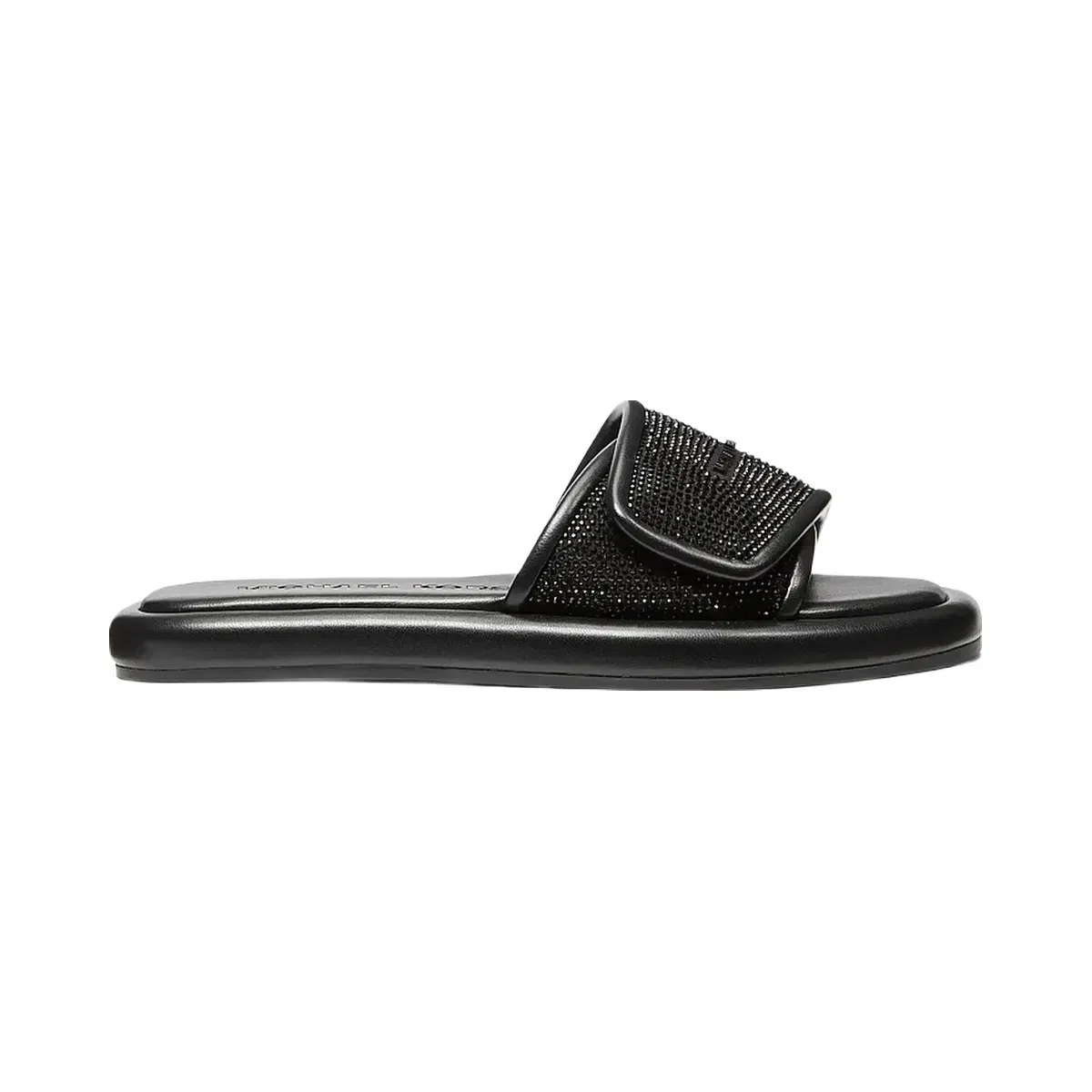Michael Kors Suki Embellished Slide Sandal Black