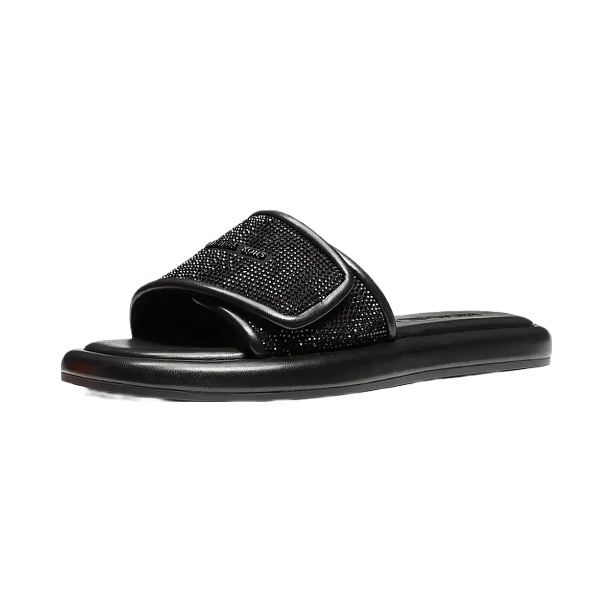 Michael Kors Suki Embellished Slide Sandal Black