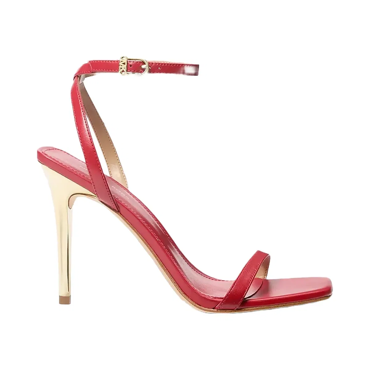 Michael Kors Liana Leather Sandal Crimson