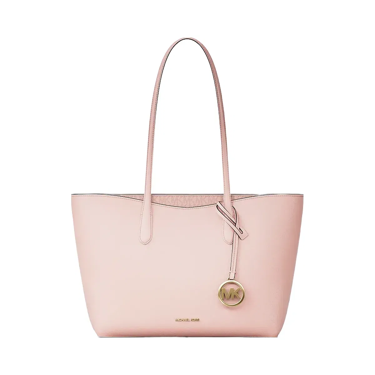 Michael Kors Arden Large Pebbled Leather Tote Bag Powder Blush