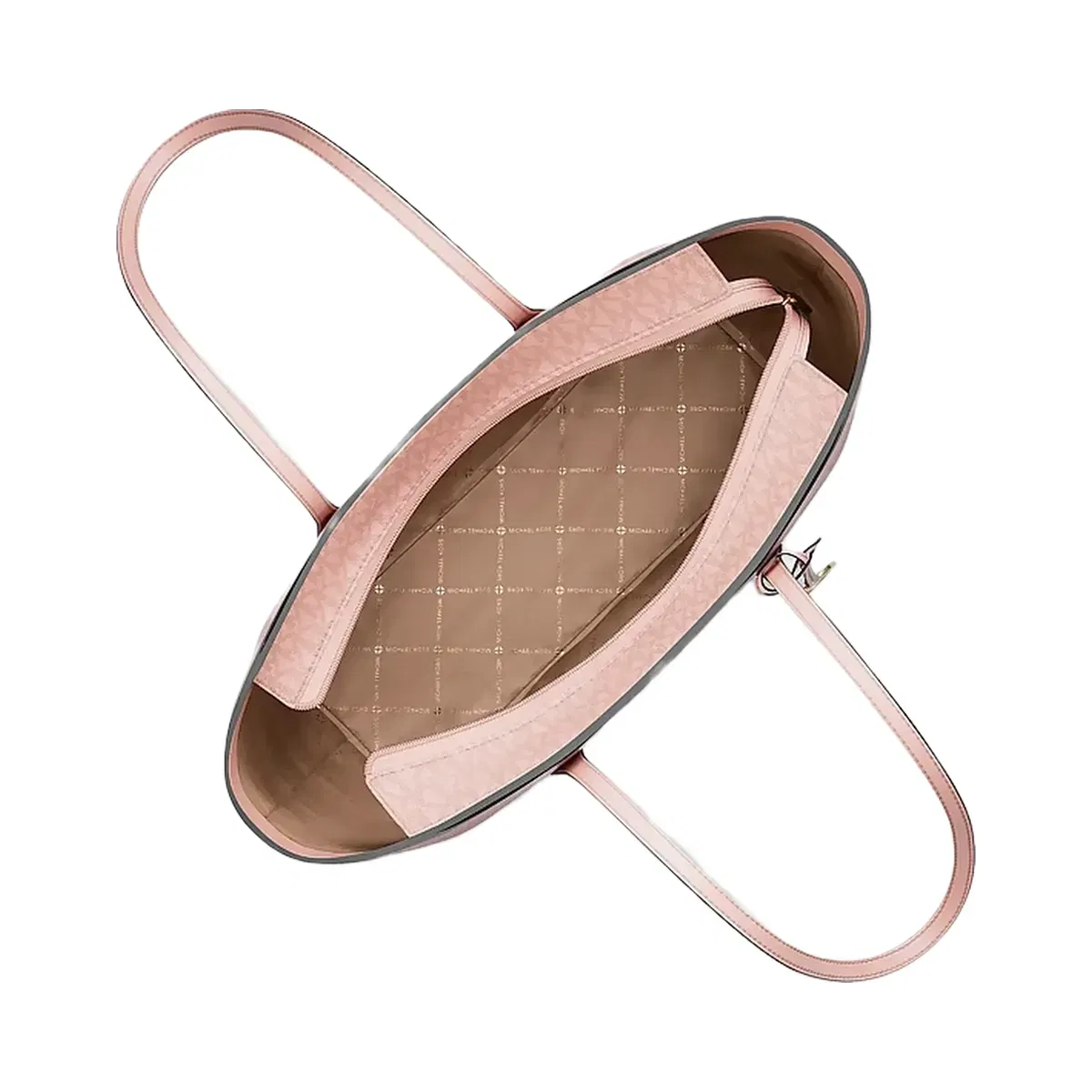 Michael Kors Arden Large Pebbled Leather Tote Bag Powder Blush