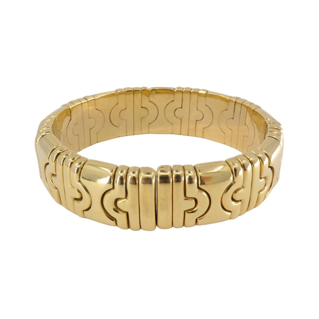 Gold Parentesi Bangle Bracelet