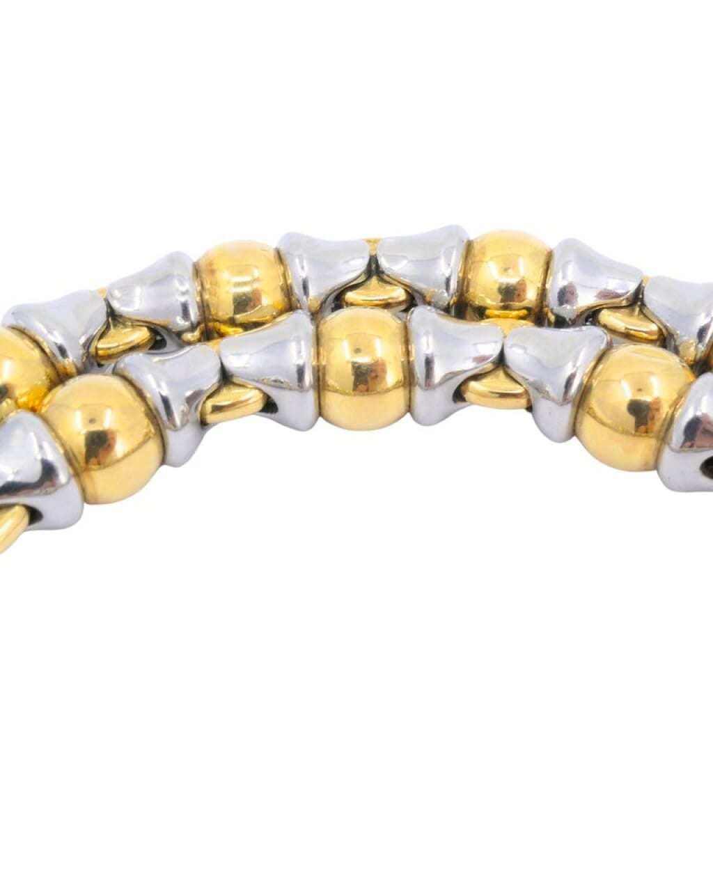 Gold and Stainless Steel Necklace