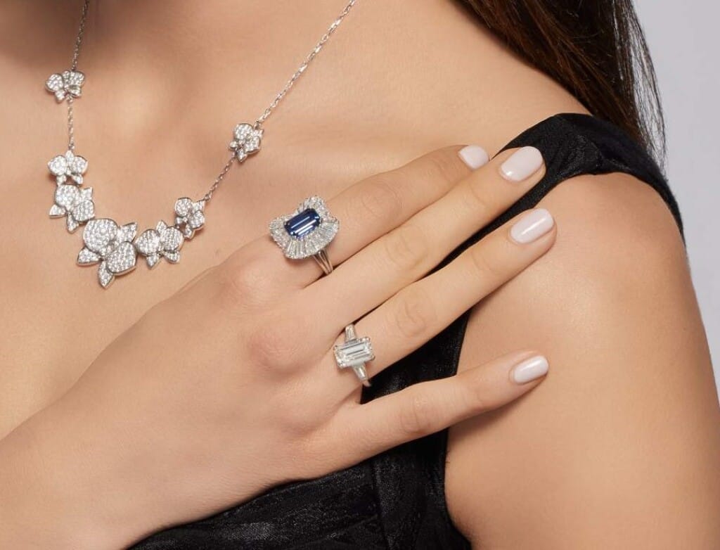 Platinum, 4.51ct Ceylon Sapphire and Diamond Ring