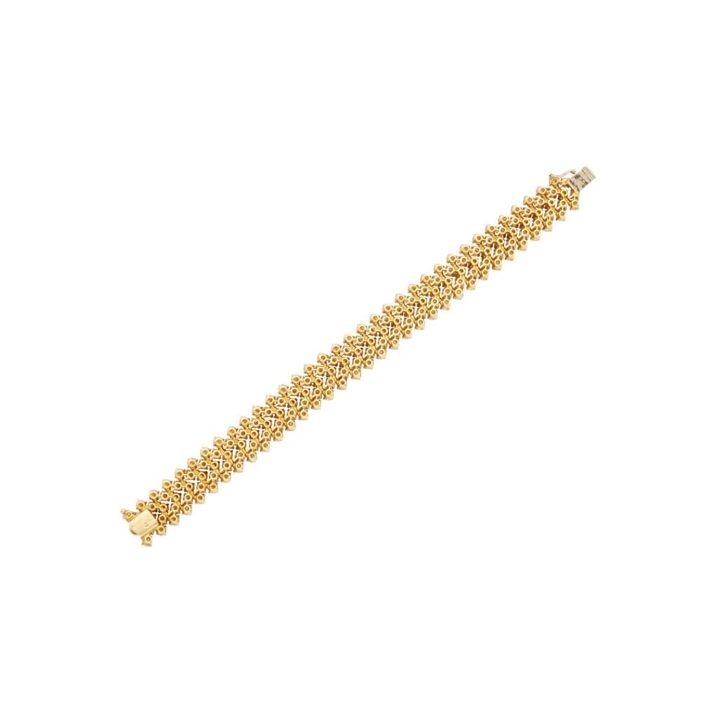 Gold and 25.50ctw Diamond Bracelet