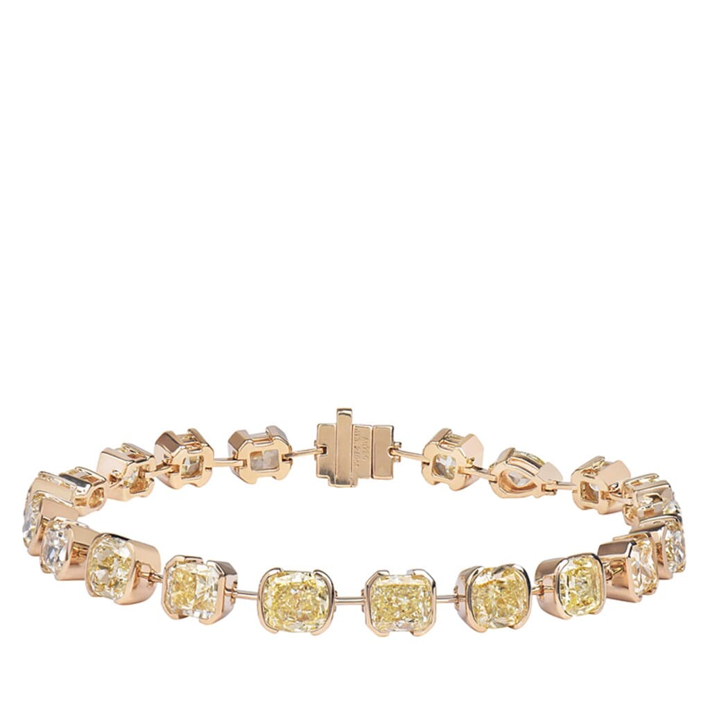 Gold, 13.25ct Yellow Diamond Bracelet