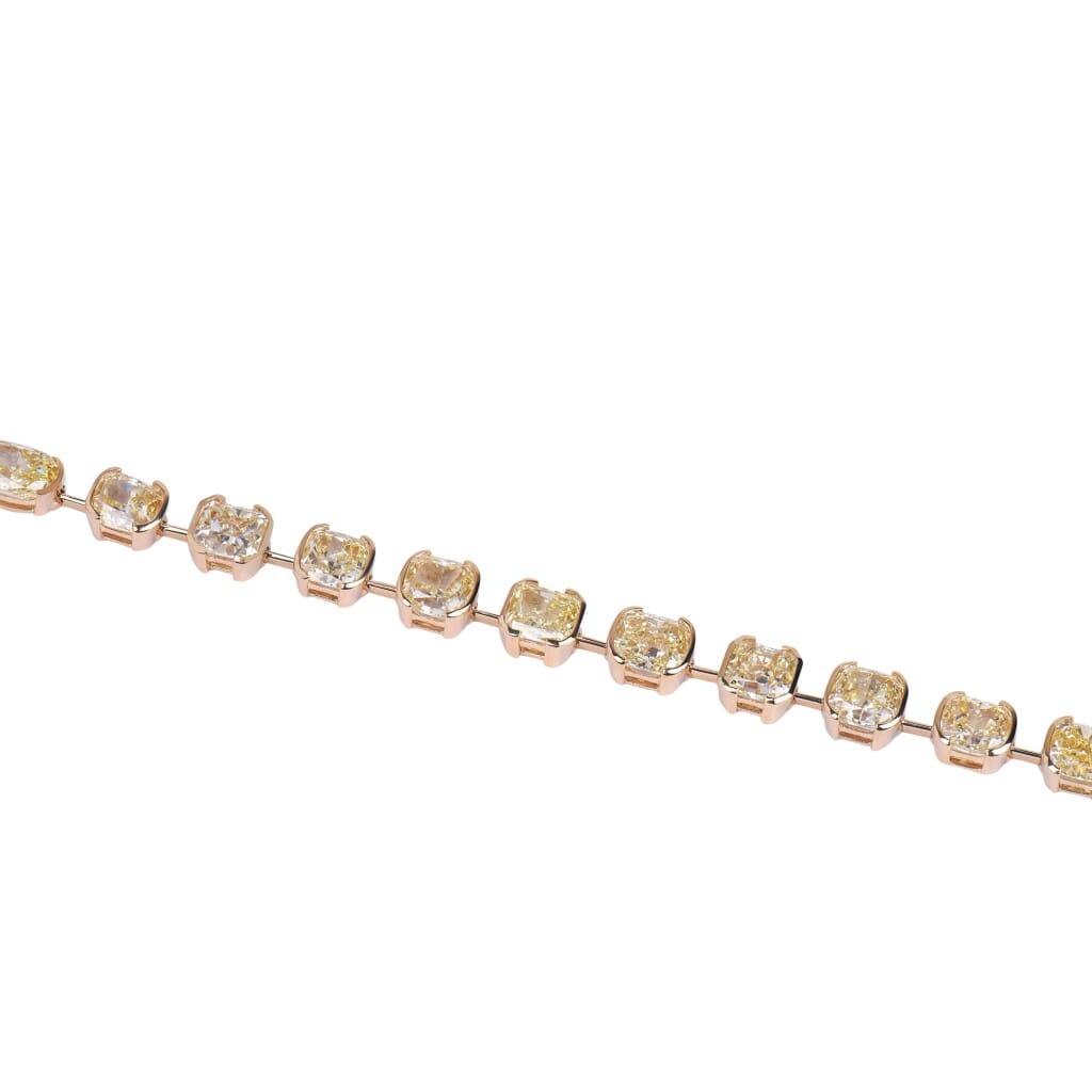 Gold, 13.25ct Yellow Diamond Bracelet