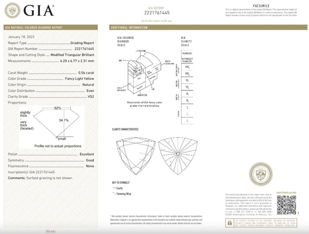 Platinum, Gold, Fancy Light Yellow Diamond and Diamond Toi et Moi Ring