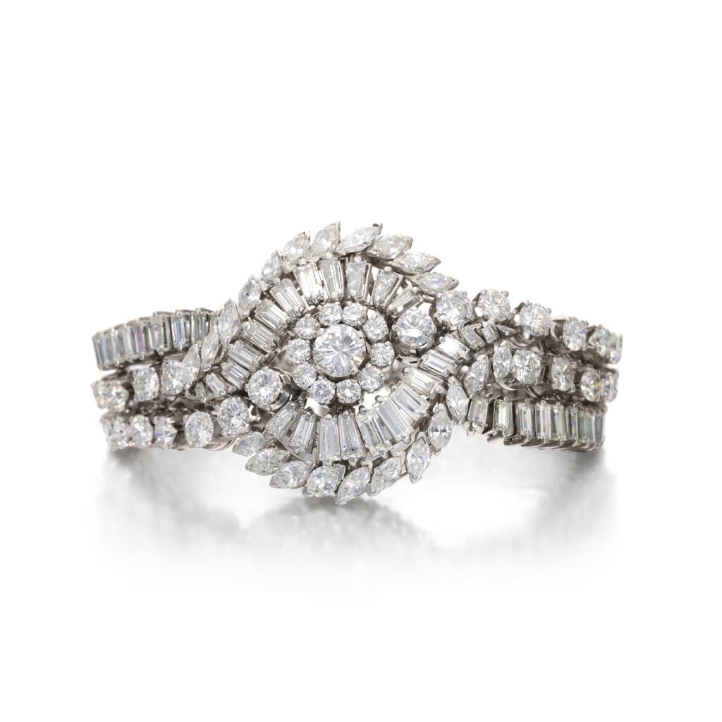 Vintage Platinum and Diamond Bracelet
