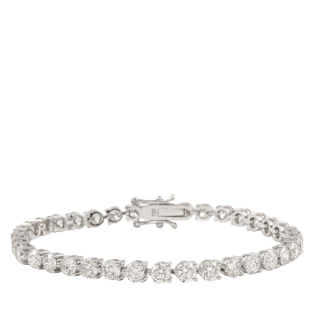 White Gold and 10.85ctw Diamond Tennis Bracelet