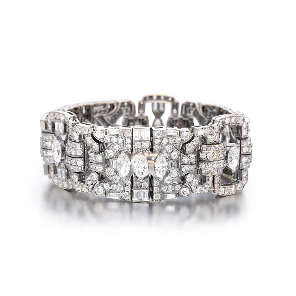 White Gold and Diamond Bracelet
