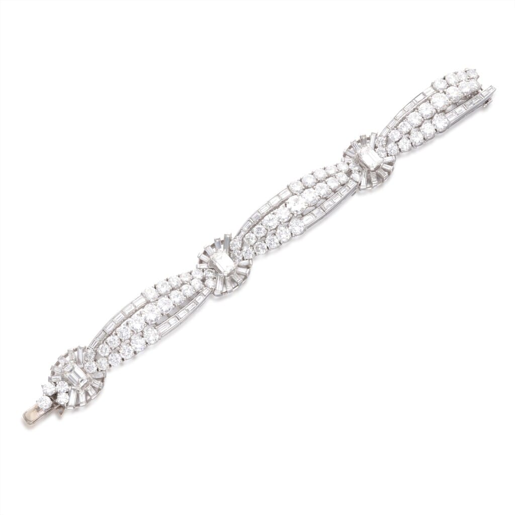 Platinum and Diamond Bracelet
