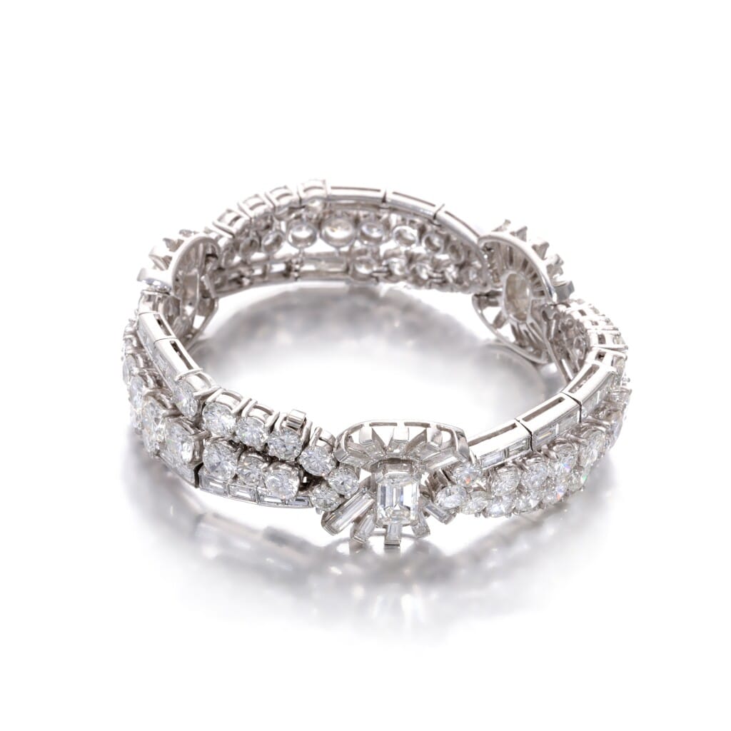 Platinum and Diamond Bracelet