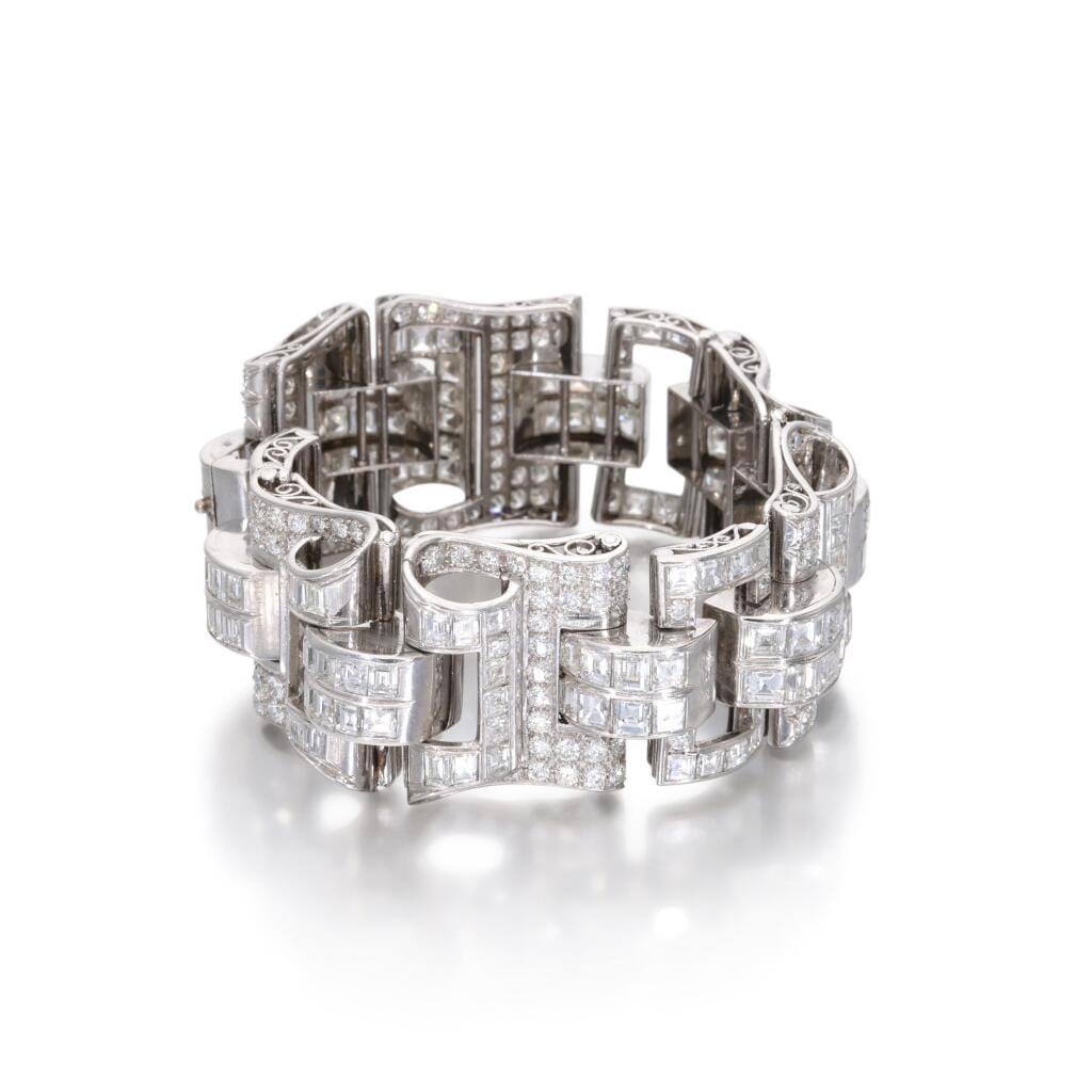 Platinum and Diamond Bracelet
