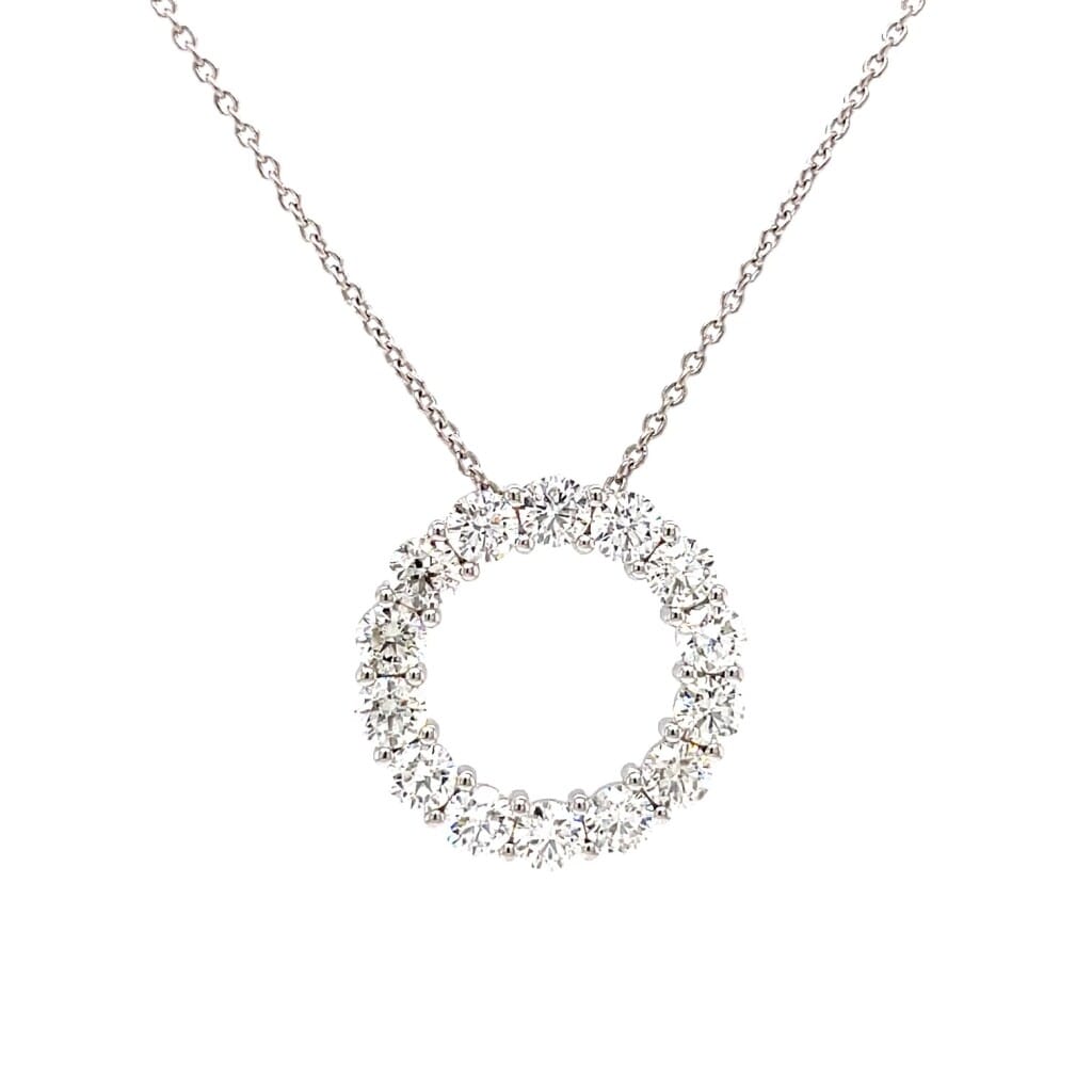 White Gold Diamond Necklace