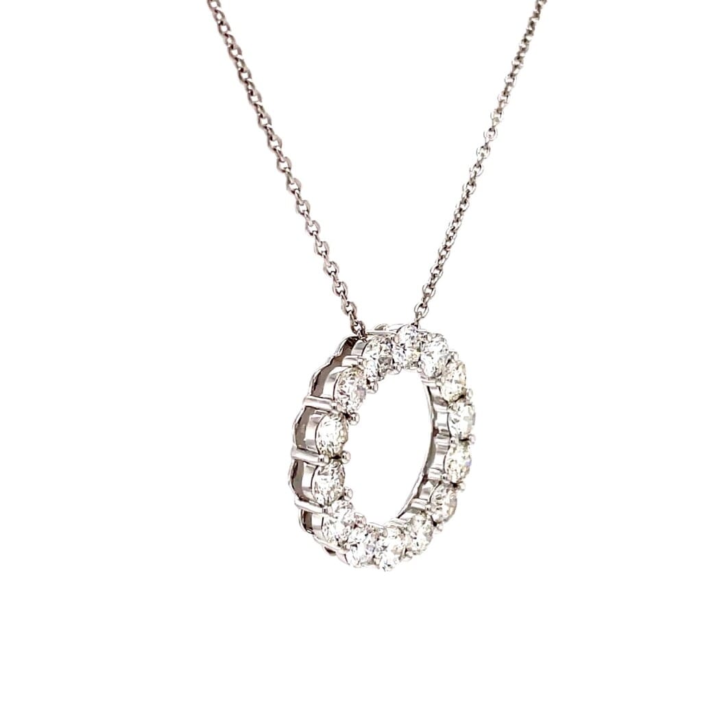 White Gold Diamond Necklace