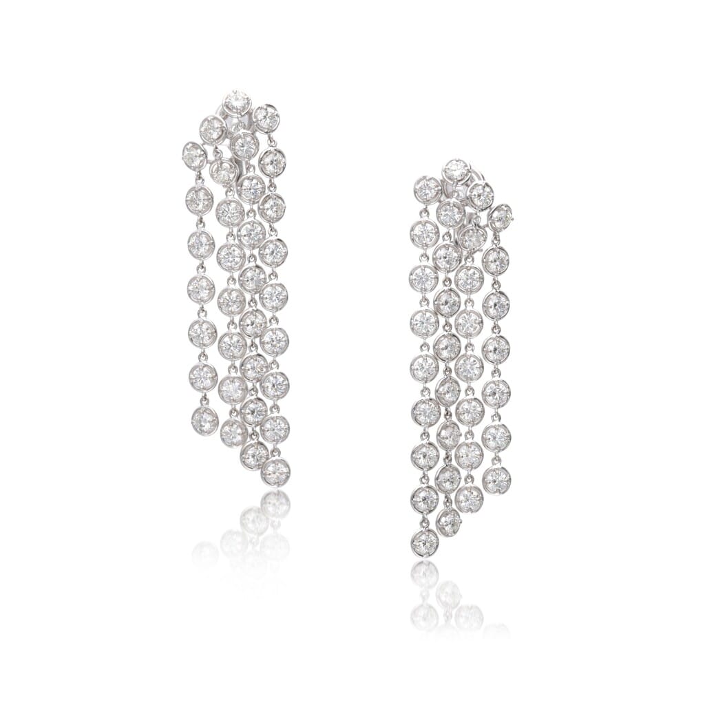 White Gold and 60.20ct Diamond Parure