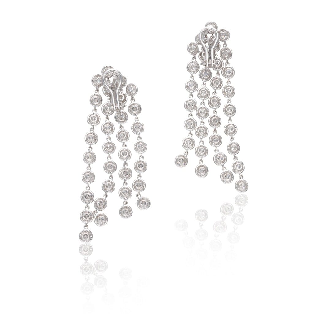 White Gold and 60.20ct Diamond Parure