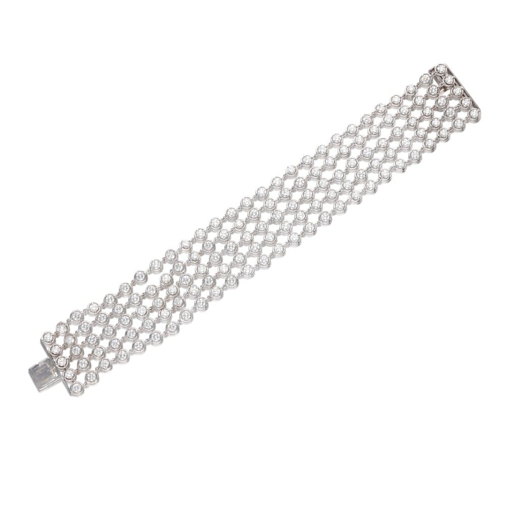White Gold and 60.20ct Diamond Parure