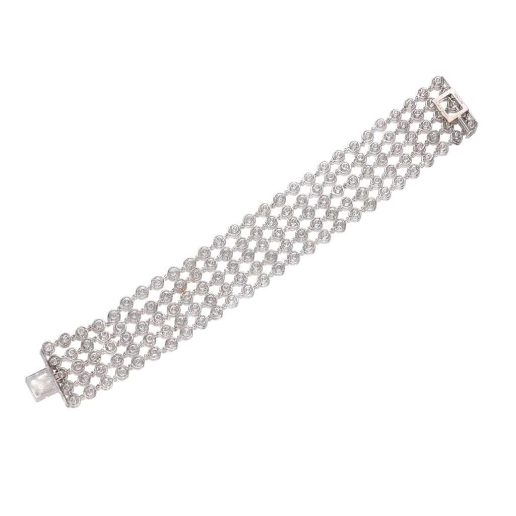 White Gold and 60.20ct Diamond Parure