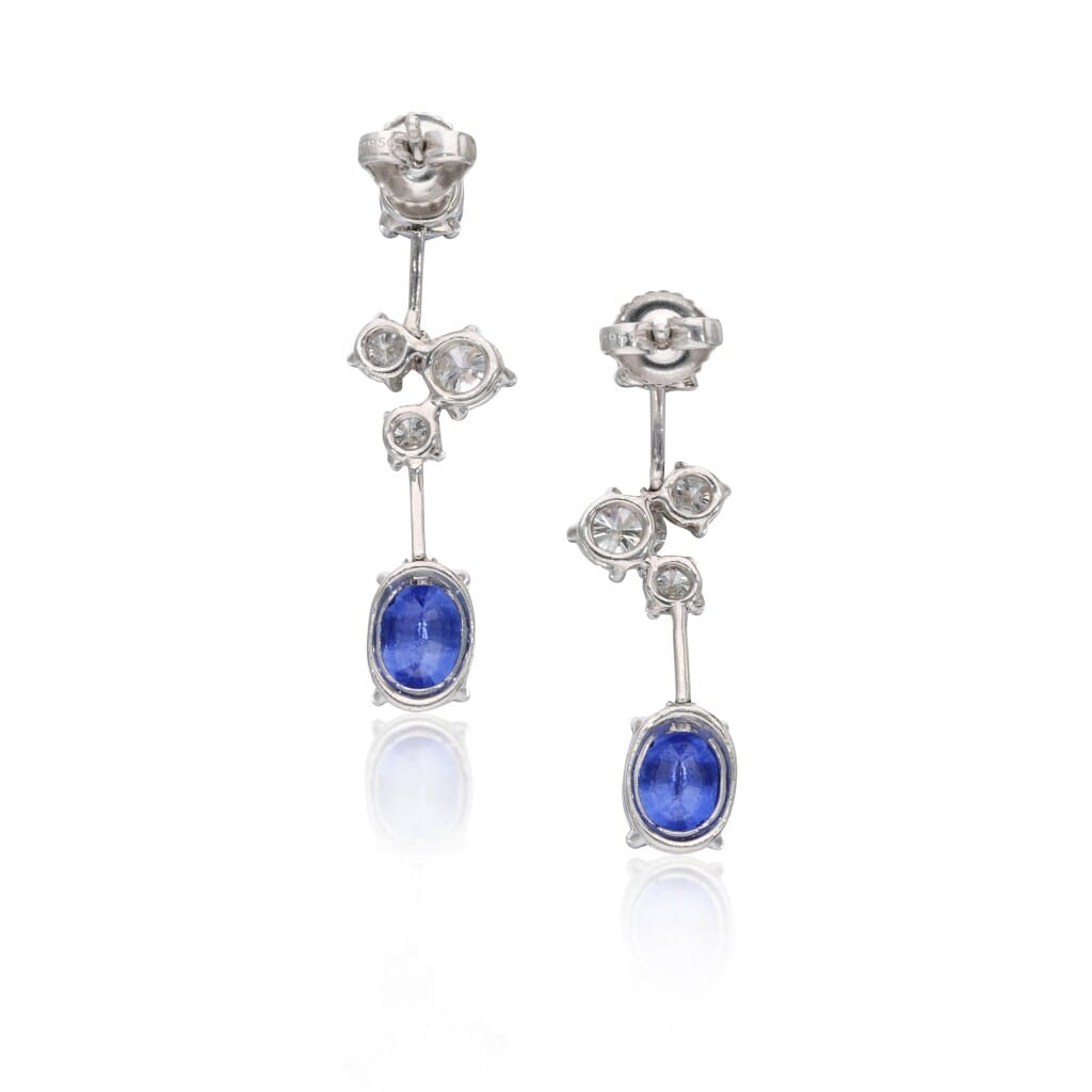 Platinum, Sapphires and Diamond Parure