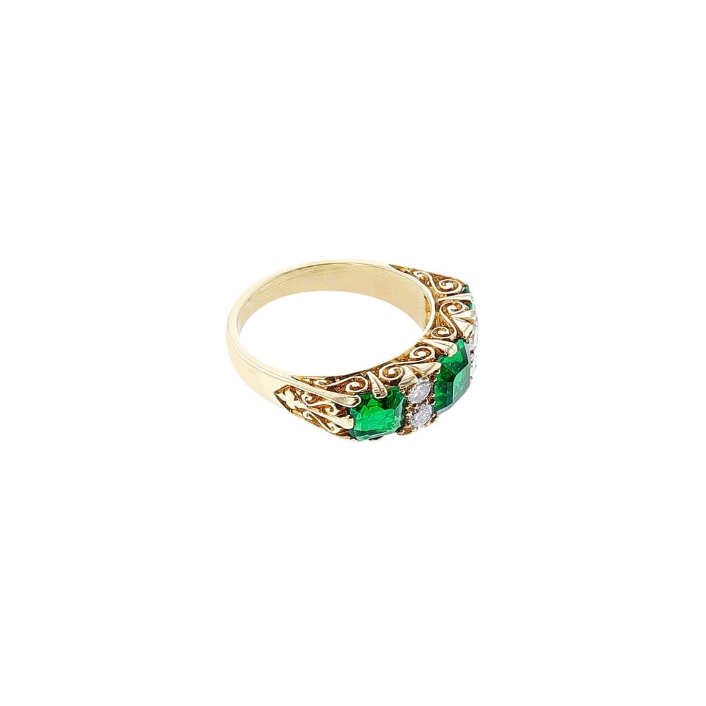 Gold, 2.25ct Colombian Emerald and Diamond Ring