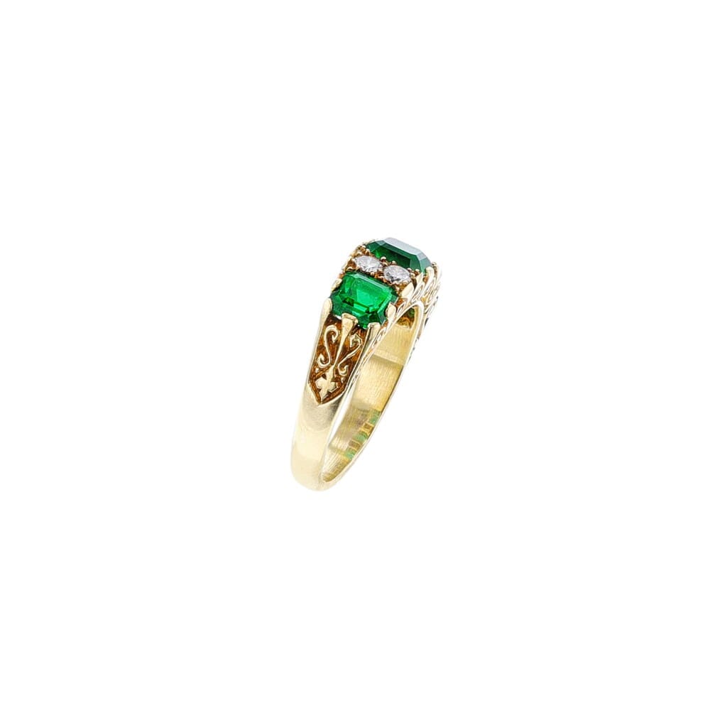 Gold, 2.25ct Colombian Emerald and Diamond Ring